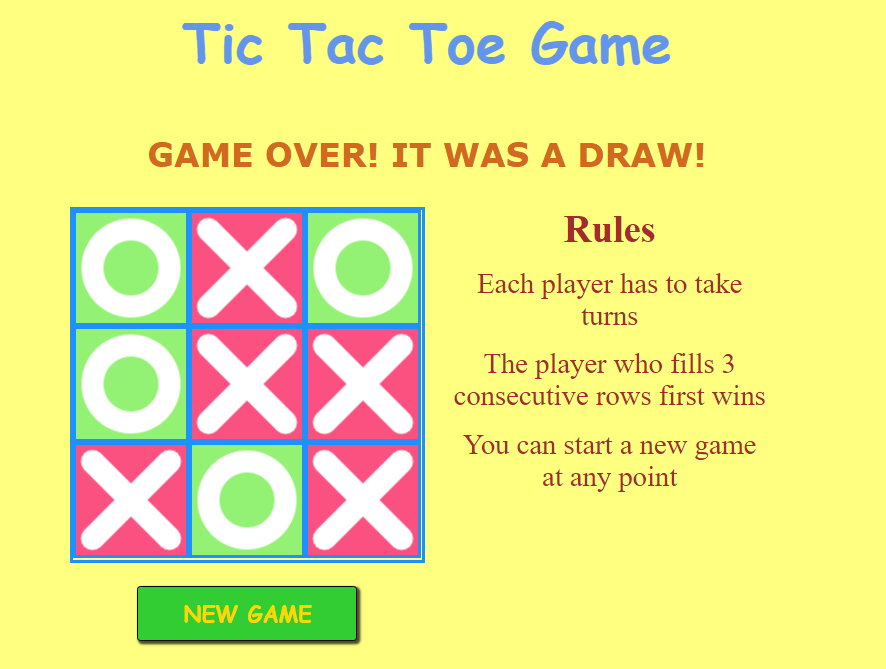 AI Tic Tac Toe Single Player